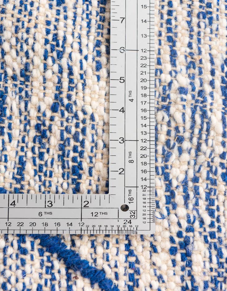 Detail image of  5' 3 x 8' 2  Hand Knotted Moroccan Wool Rug