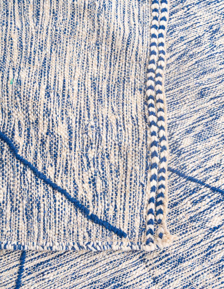 Detail image of  5' 3 x 8' 2  Hand Knotted Moroccan Wool Rug