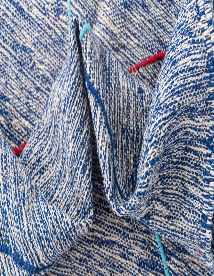 Detail image of  5' 2 x 9'  Hand Knotted Moroccan Wool Rug