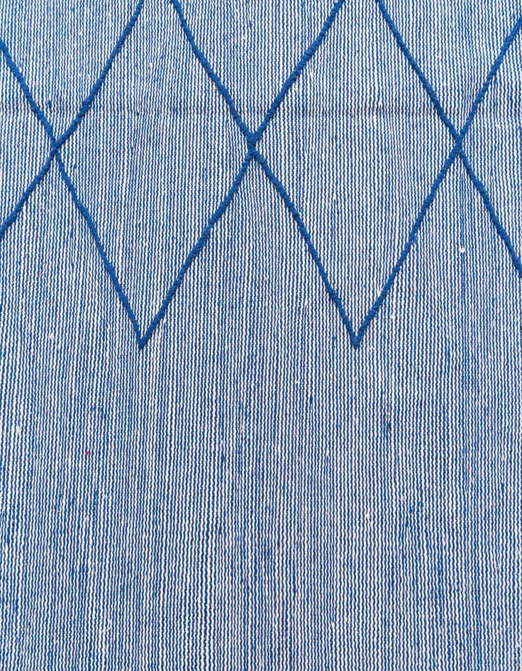 Detail image of  6' 2 x 10'  Hand Knotted Moroccan Wool Rug