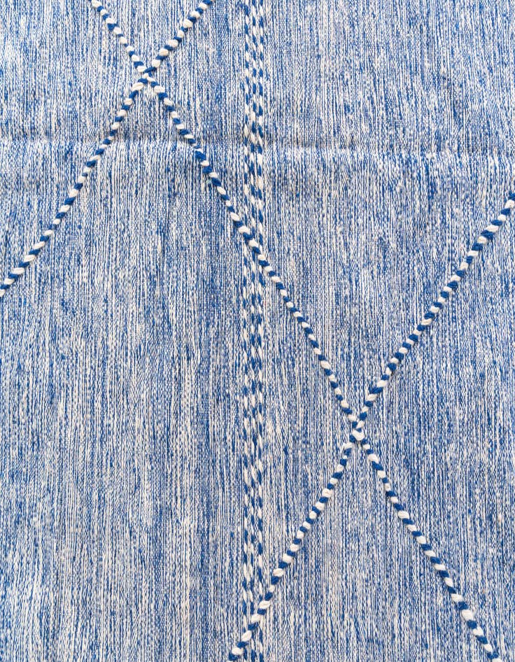 Detail image of  6' 8 x 10' 7  Hand Knotted Moroccan Wool Rug