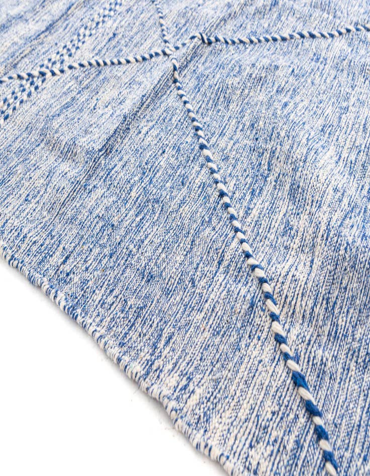 Detail image of  6' 8 x 10' 7  Hand Knotted Moroccan Wool Rug