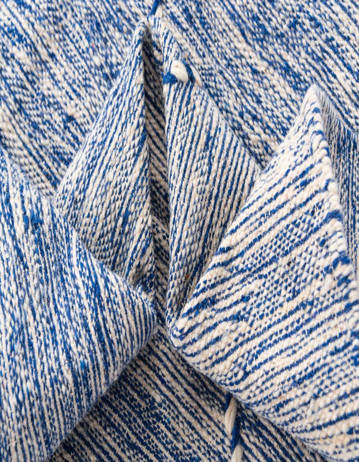 Detail image of  6' 8 x 10' 7  Hand Knotted Moroccan Wool Rug