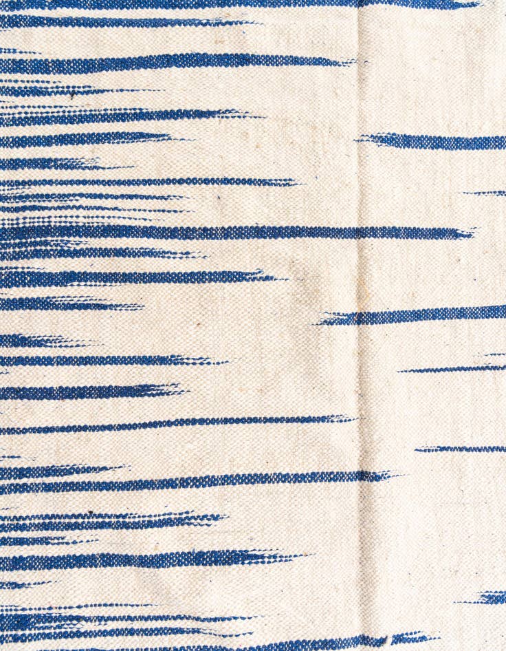 Detail image of  6' 4 x 10'  Hand Knotted Moroccan Wool Rug