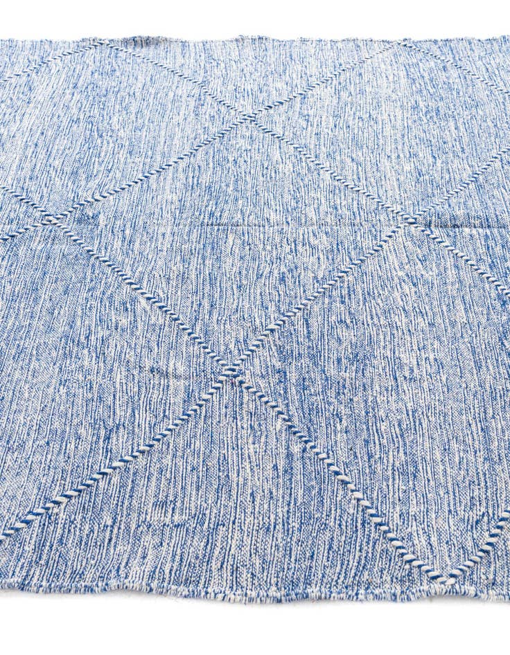Detail image of  6' 4 x 9' 10  Hand Knotted Moroccan Wool Rug