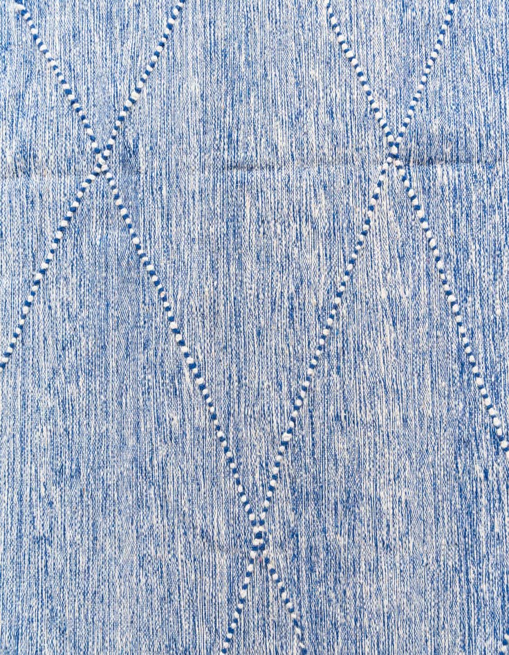 Detail image of  6' 4 x 9' 10  Hand Knotted Moroccan Wool Rug