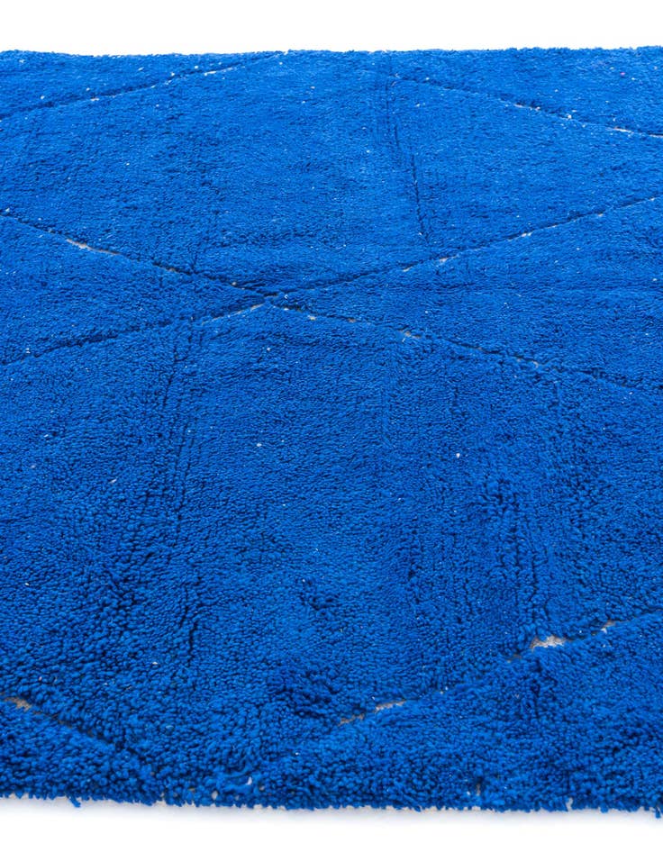 Detail image of  6' 7 x 10' 3  Hand Knotted Moroccan Wool Rug