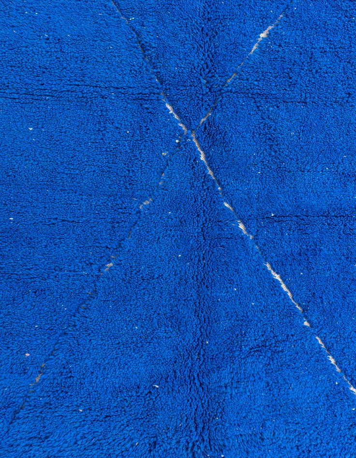 Detail image of  6' 7 x 10' 3  Hand Knotted Moroccan Wool Rug