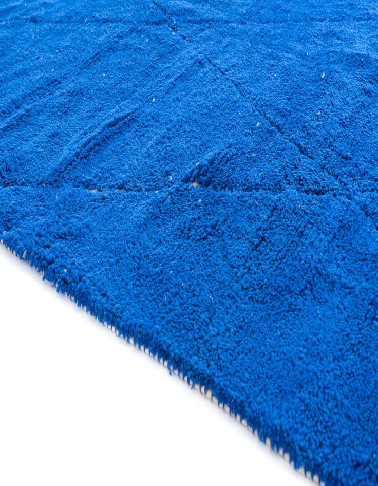 Detail image of  6' 7 x 10' 3  Hand Knotted Moroccan Wool Rug