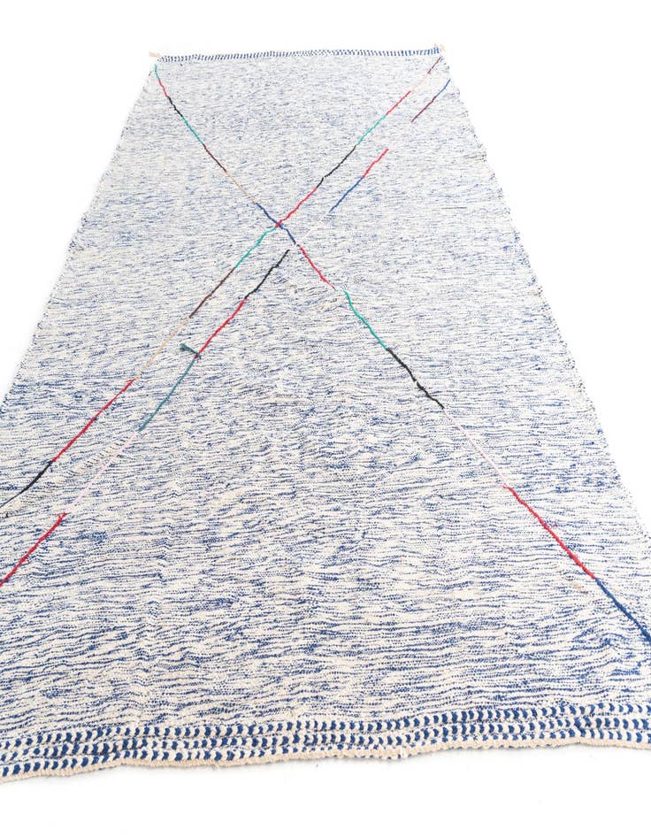 Detail image of  9' x 13'  Hand Knotted Moroccan Wool Rug