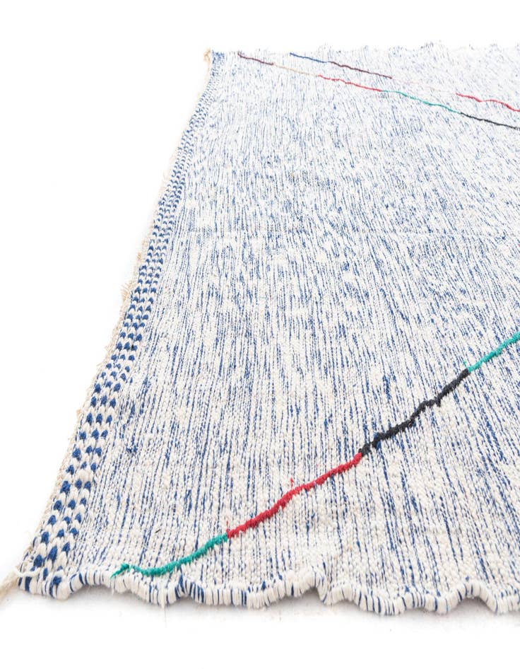 Detail image of  9' x 13'  Hand Knotted Moroccan Wool Rug