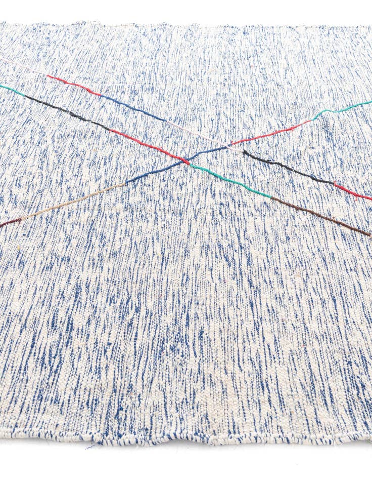 Detail image of  9' x 13'  Hand Knotted Moroccan Wool Rug