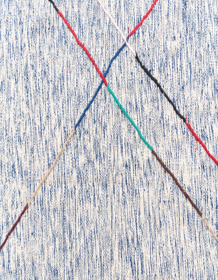 Detail image of  9' x 13'  Hand Knotted Moroccan Wool Rug