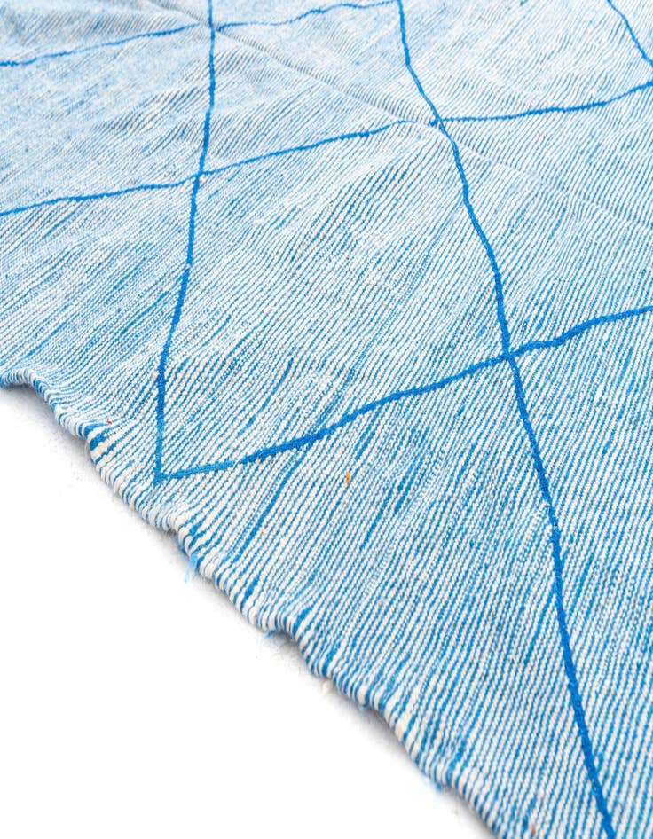 Detail image of  4' 10 x 7' 8  Hand Knotted Moroccan Wool Rug