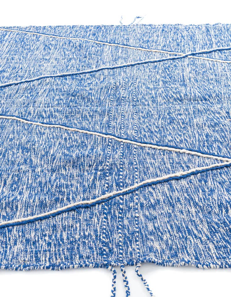 Detail image of  6' 6 x 9' 6  Hand Knotted Moroccan Wool Rug