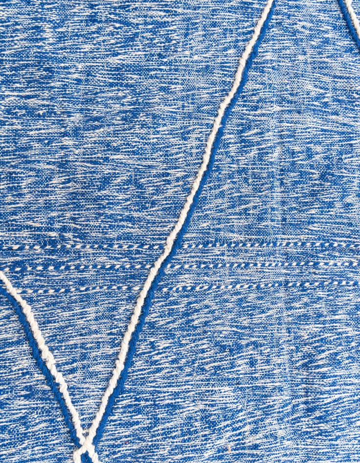 Detail image of  6' 6 x 9' 6  Hand Knotted Moroccan Wool Rug