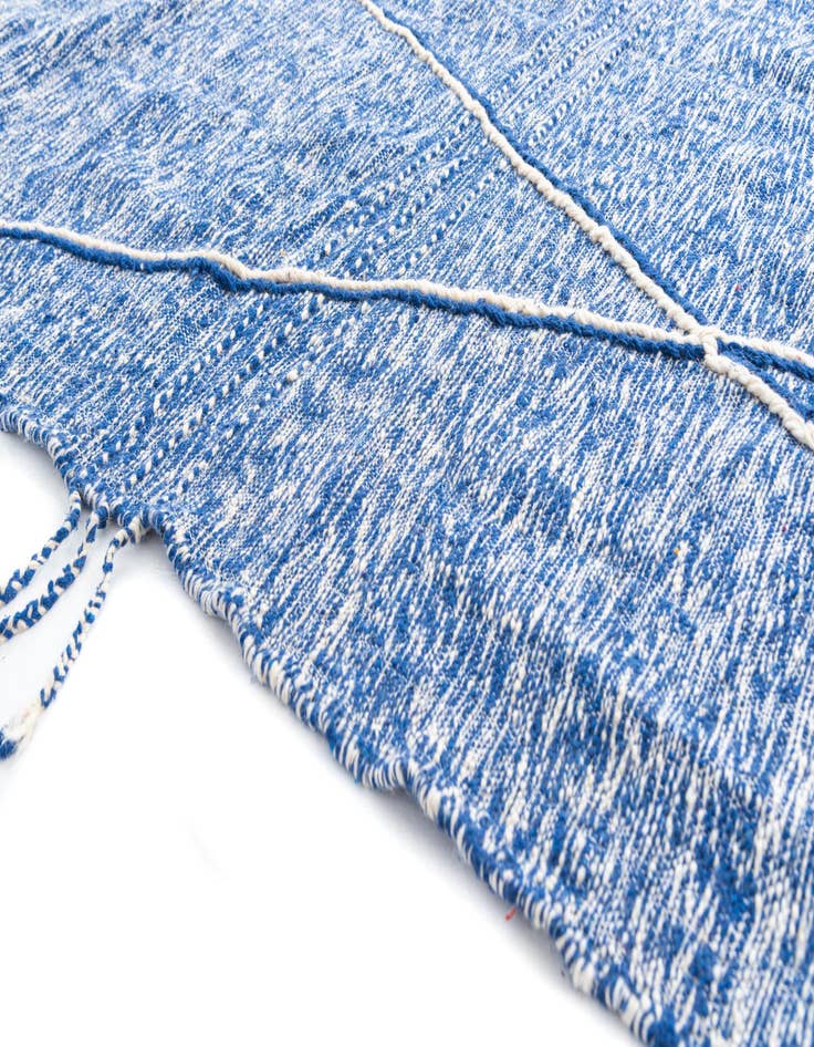 Detail image of  6' 6 x 9' 6  Hand Knotted Moroccan Wool Rug