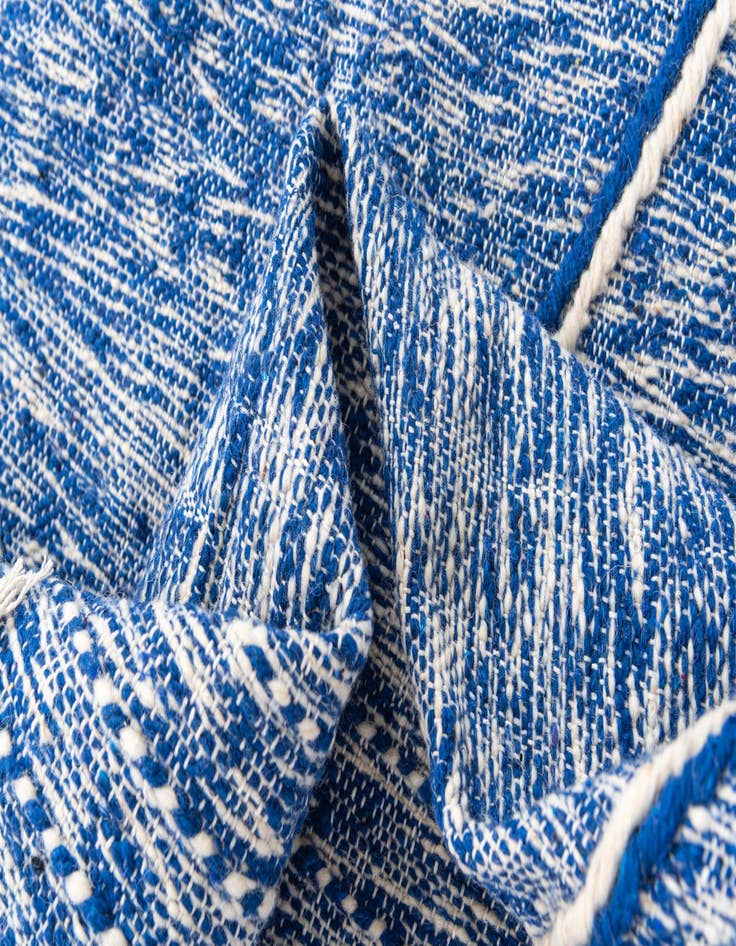 Detail image of  6' 6 x 9' 6  Hand Knotted Moroccan Wool Rug