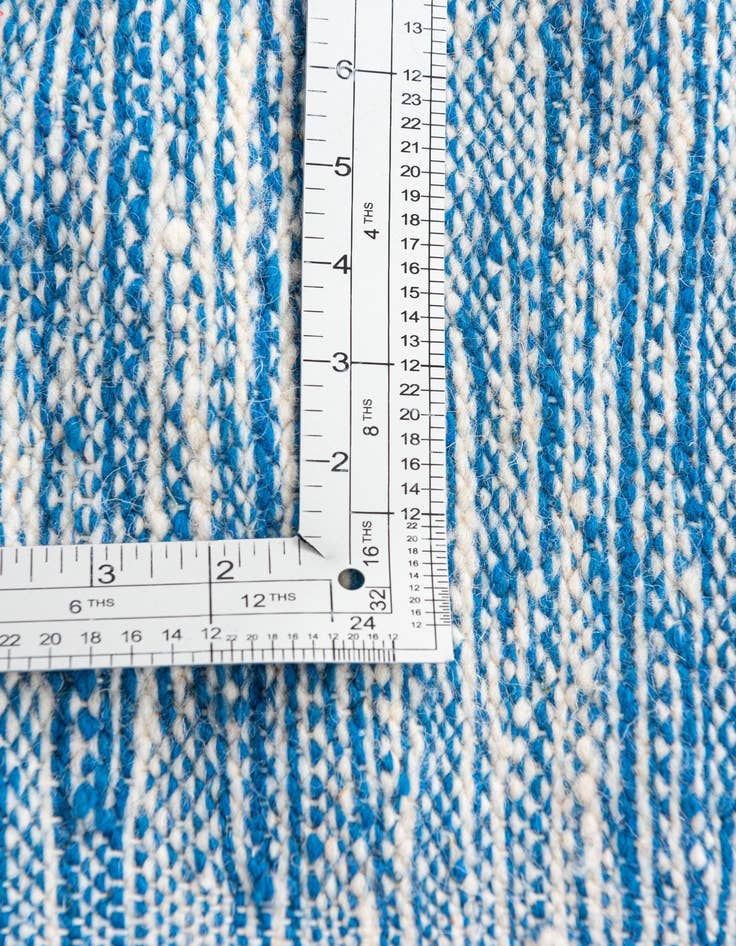 Detail image of  6' 8 x 9' 9  Hand Knotted Moroccan Wool Rug