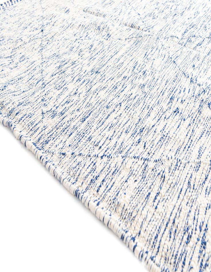 Detail image of  6' 8 x 10'  Hand Knotted Moroccan Wool Rug