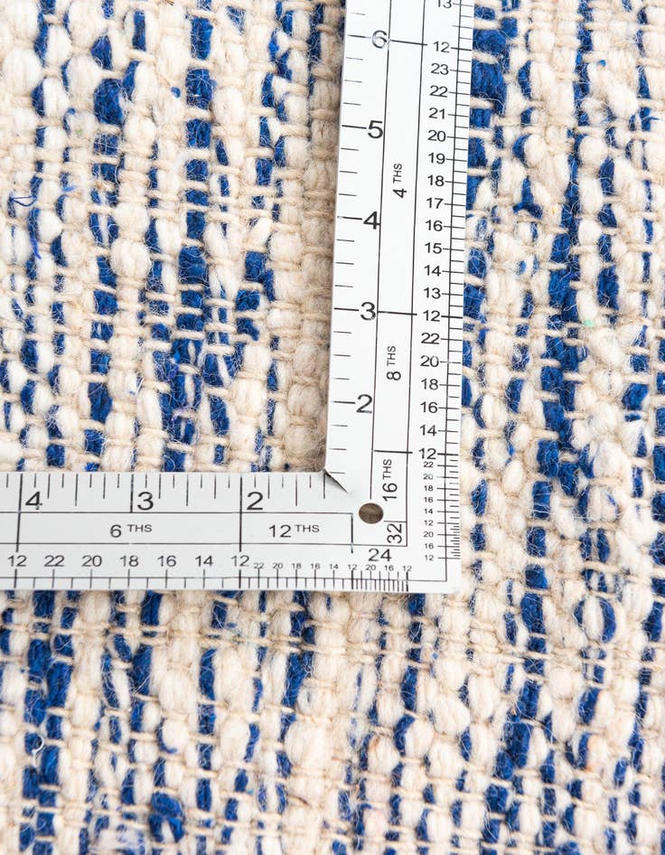 Detail image of  6' 8 x 10'  Hand Knotted Moroccan Wool Rug