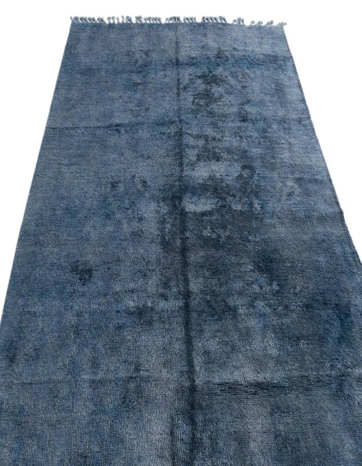 Detail image of  5' 6 x 8' 2  Hand Knotted Moroccan Wool Rug