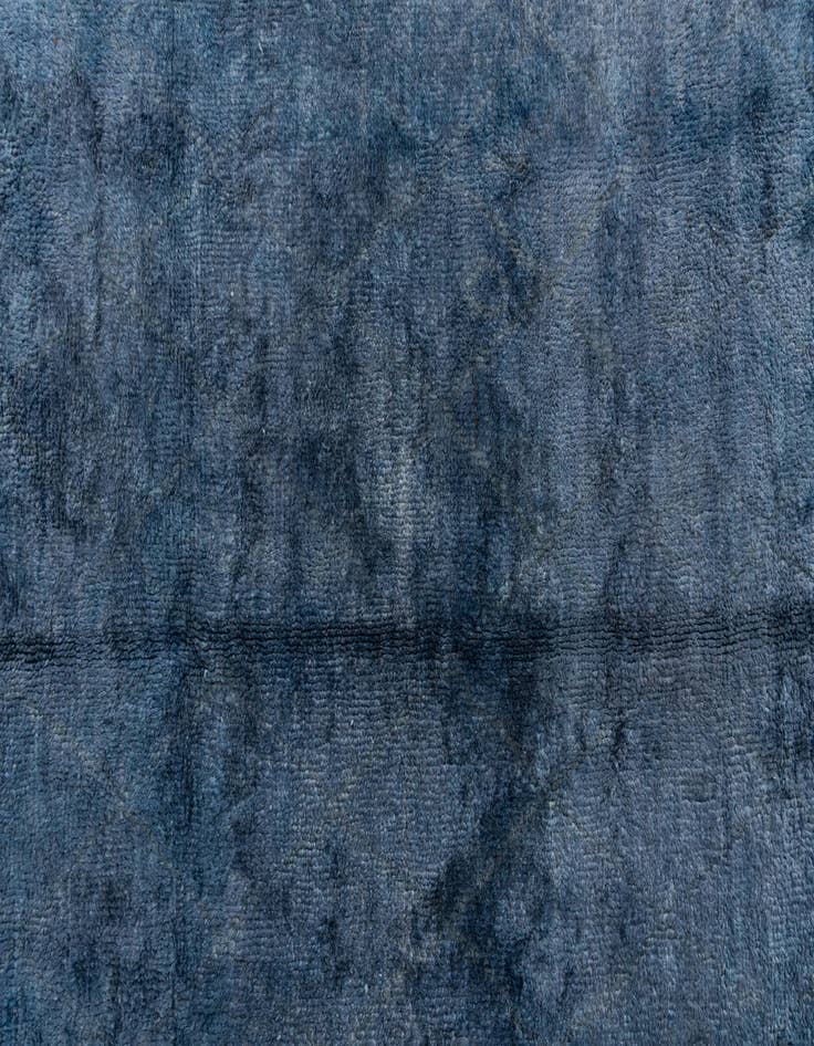 Detail image of  5' 6 x 8' 2  Hand Knotted Moroccan Wool Rug