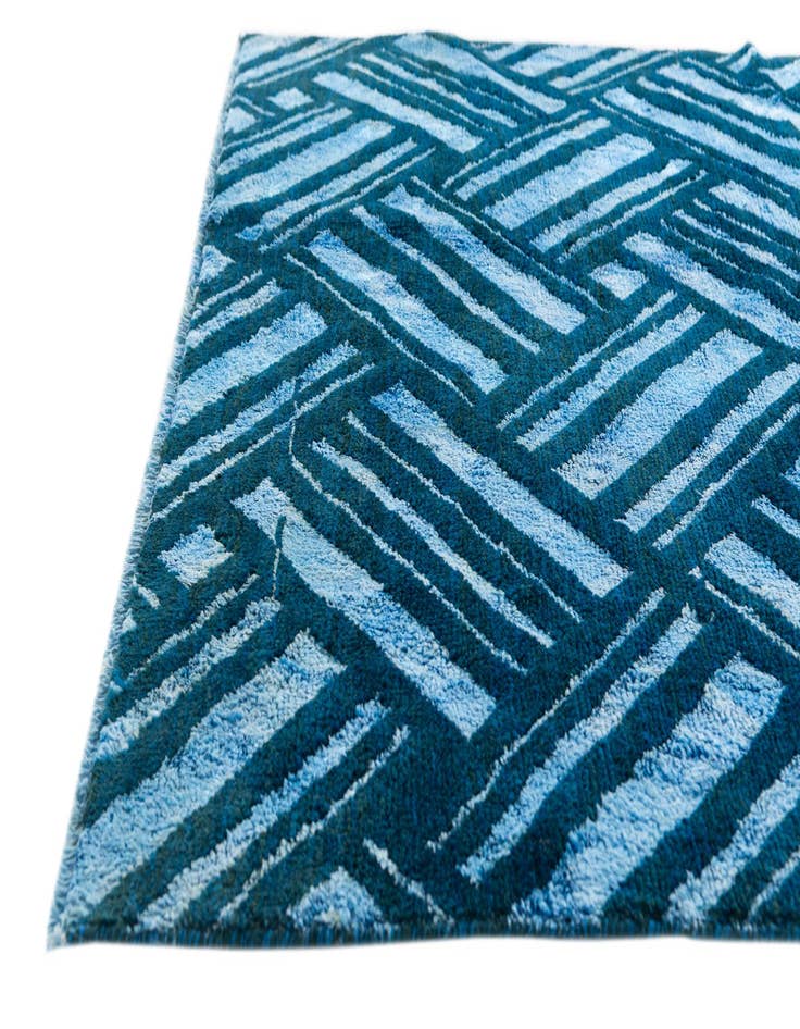 Detail image of  4' 10 x 8' 3  Hand Knotted Moroccan Rug