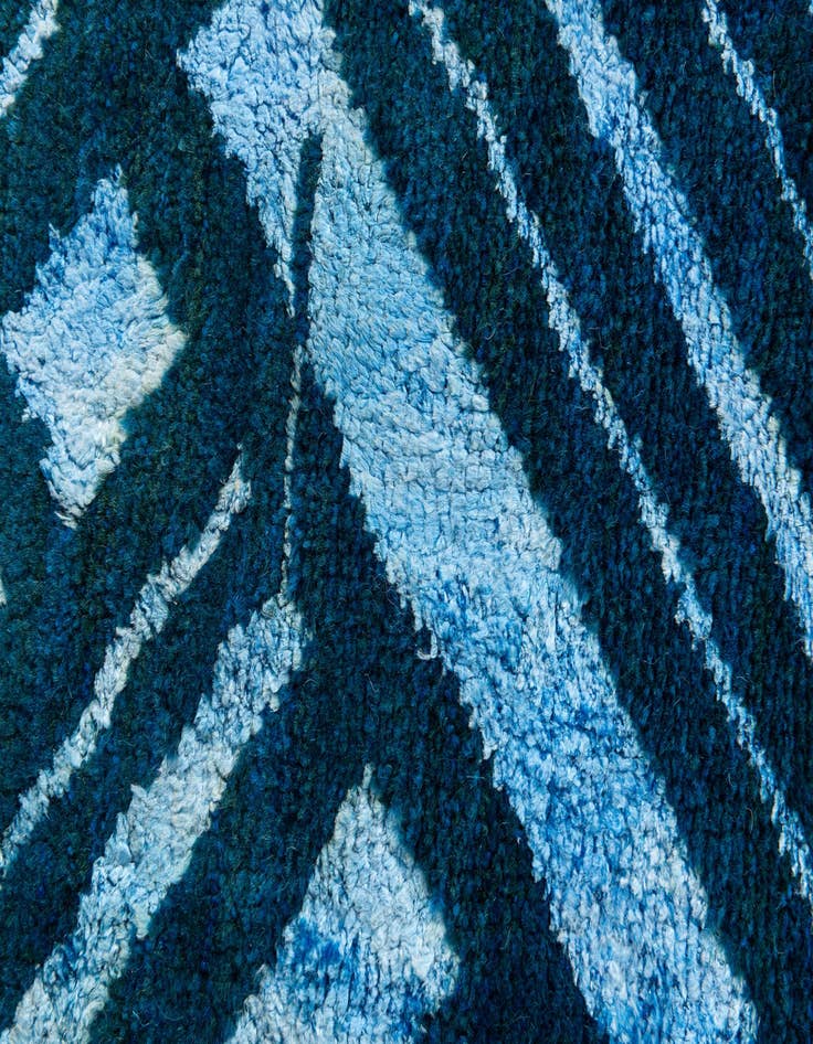 Detail image of  4' 10 x 8' 3  Hand Knotted Moroccan Rug