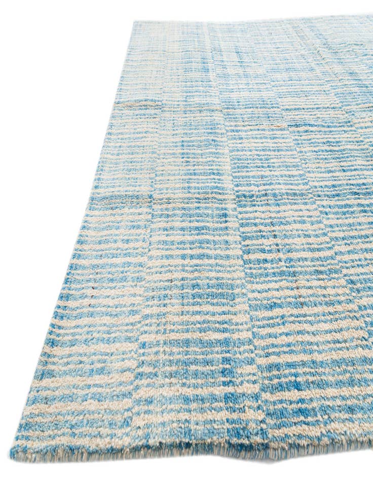 Detail image of  5' 9 x 7' 4  Hand Knotted Moroccan Wool Rug