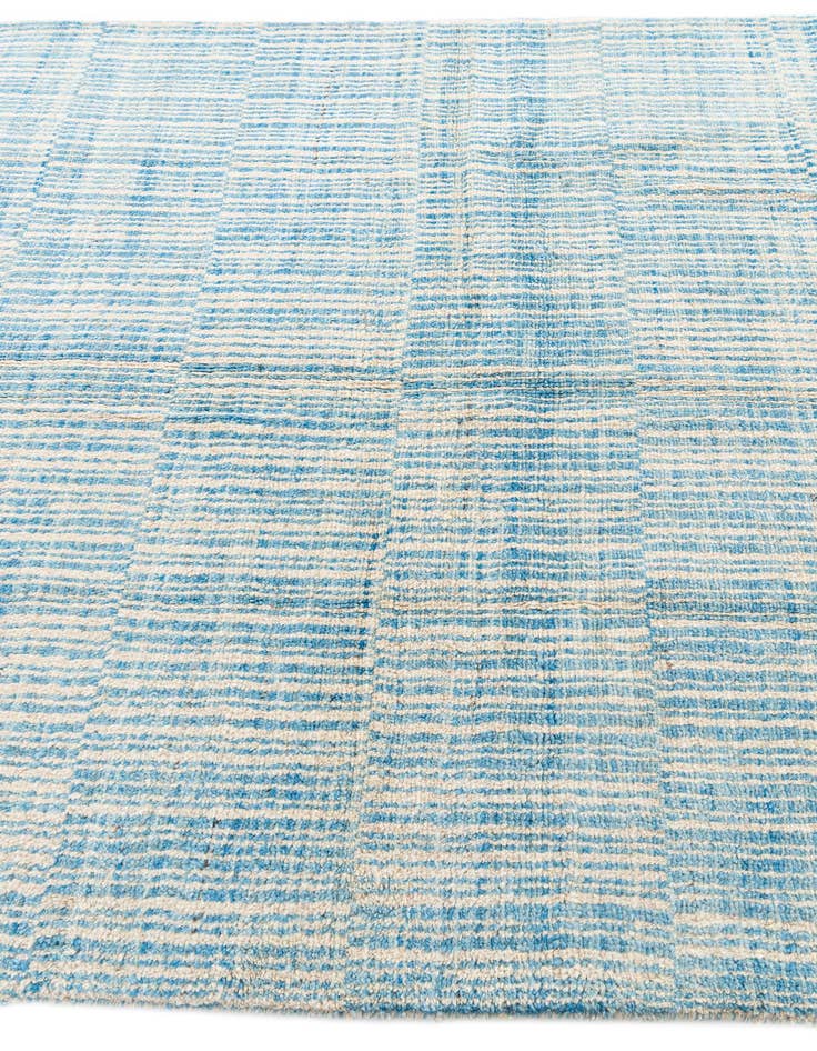 Detail image of  5' 9 x 7' 4  Hand Knotted Moroccan Wool Rug