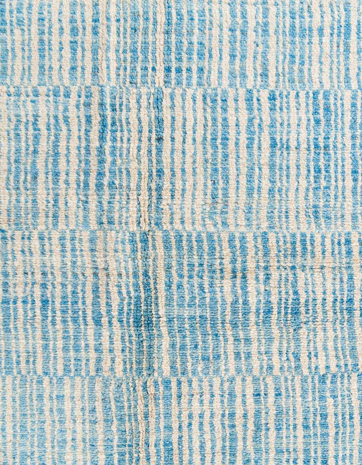 Detail image of  5' 9 x 7' 4  Hand Knotted Moroccan Wool Rug