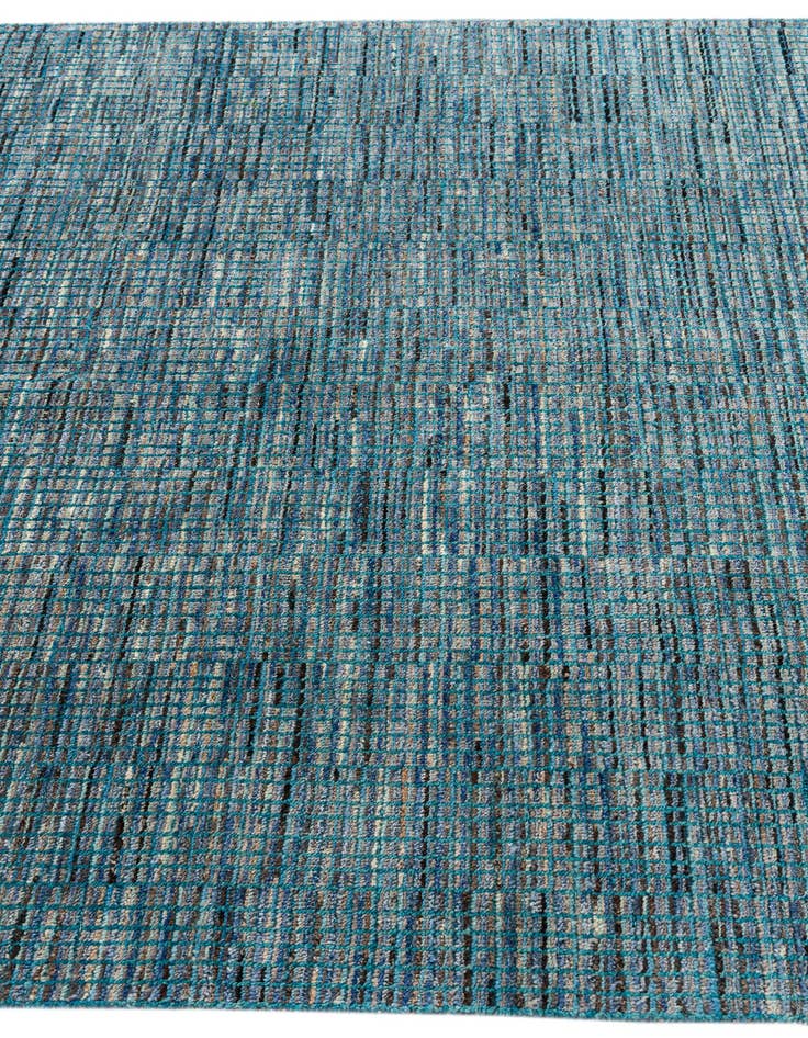 Detail image of  5' 7 x 8' 2  Hand Knotted Moroccan Wool Rug