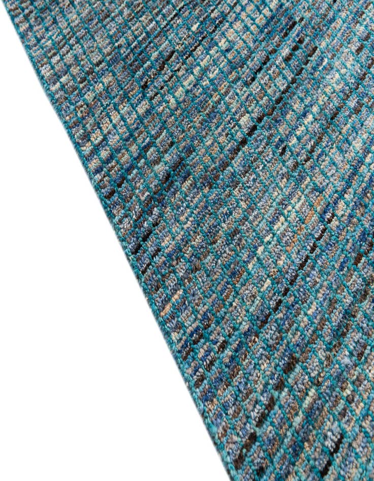 Detail image of  5' 7 x 8' 2  Hand Knotted Moroccan Wool Rug