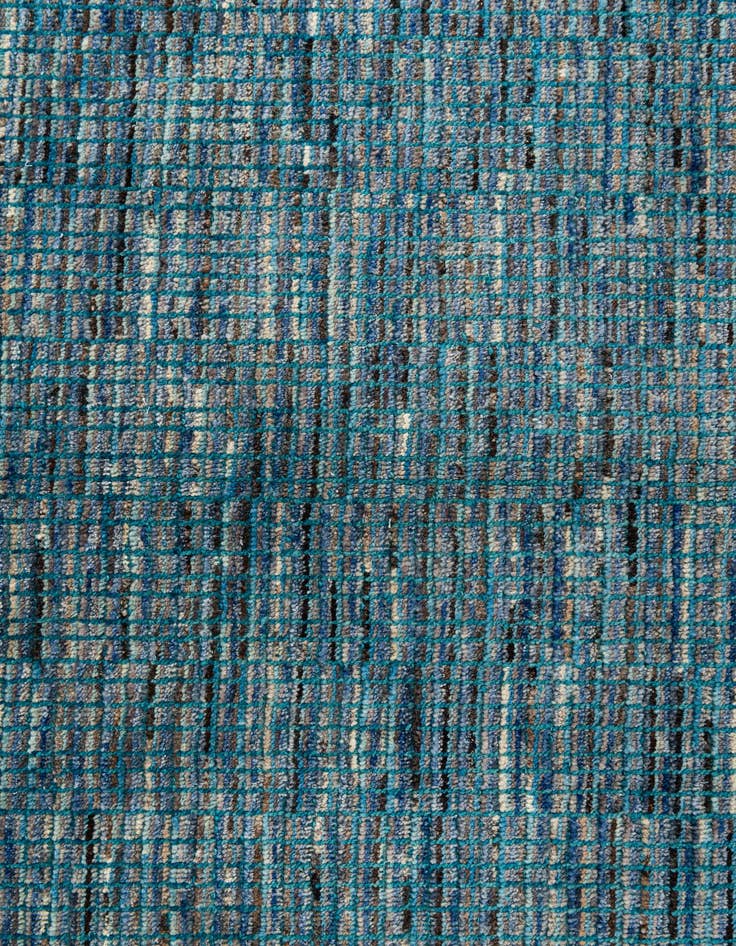 Detail image of  5' 7 x 8' 2  Hand Knotted Moroccan Wool Rug