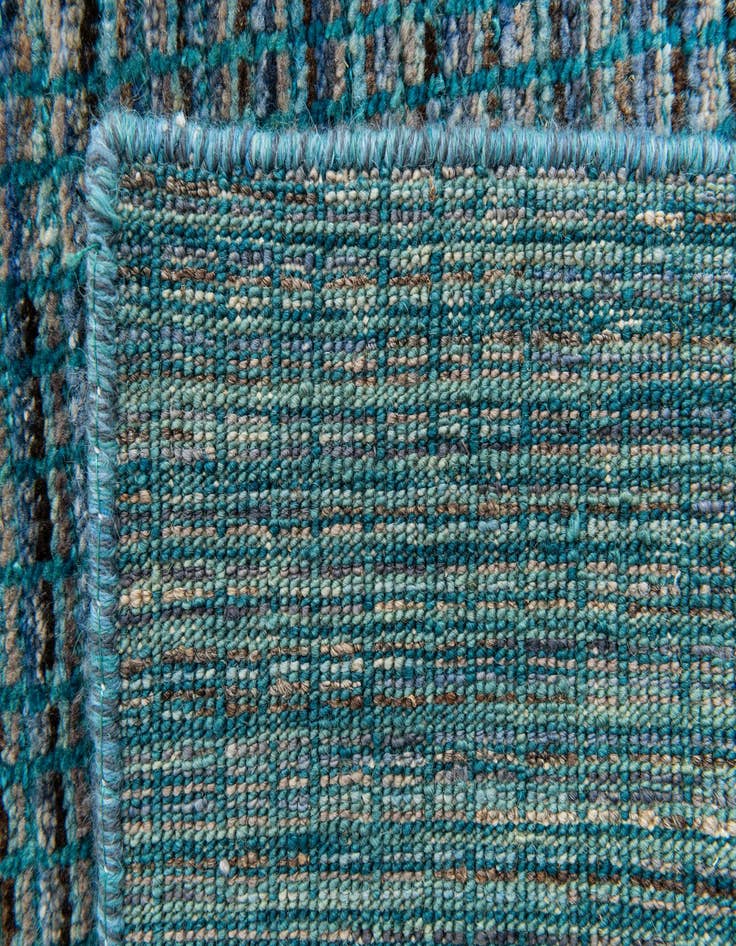 Detail image of  5' 7 x 8' 2  Hand Knotted Moroccan Wool Rug