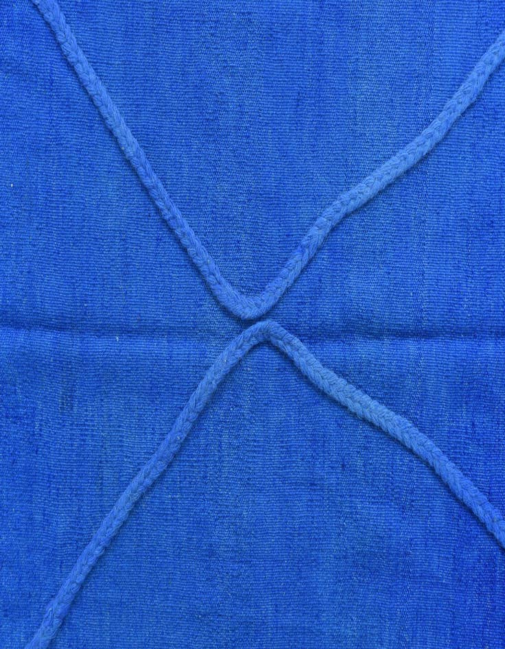 Detail image of  4' 10 x 6' 9  Hand Knotted Moroccan Wool Rug