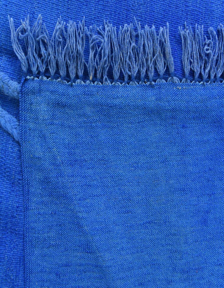 Detail image of  4' 10 x 6' 9  Hand Knotted Moroccan Wool Rug