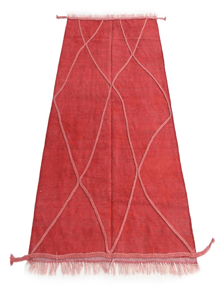 Detail image of  5' 2 x 6' 8  Hand Knotted Moroccan Wool Rug