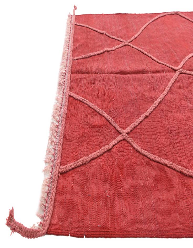 Detail image of  5' 2 x 6' 8  Hand Knotted Moroccan Wool Rug