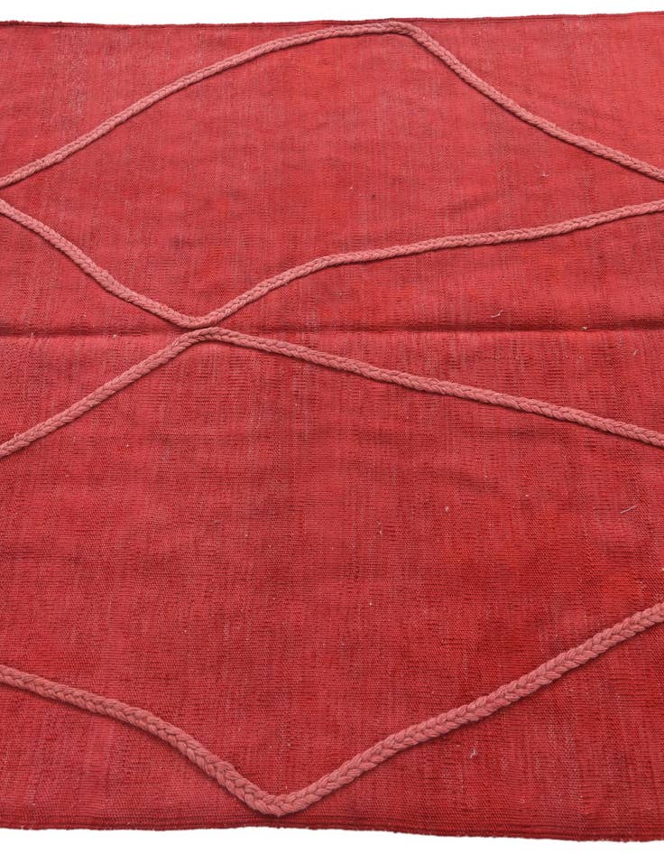 Detail image of  5' 2 x 6' 8  Hand Knotted Moroccan Wool Rug