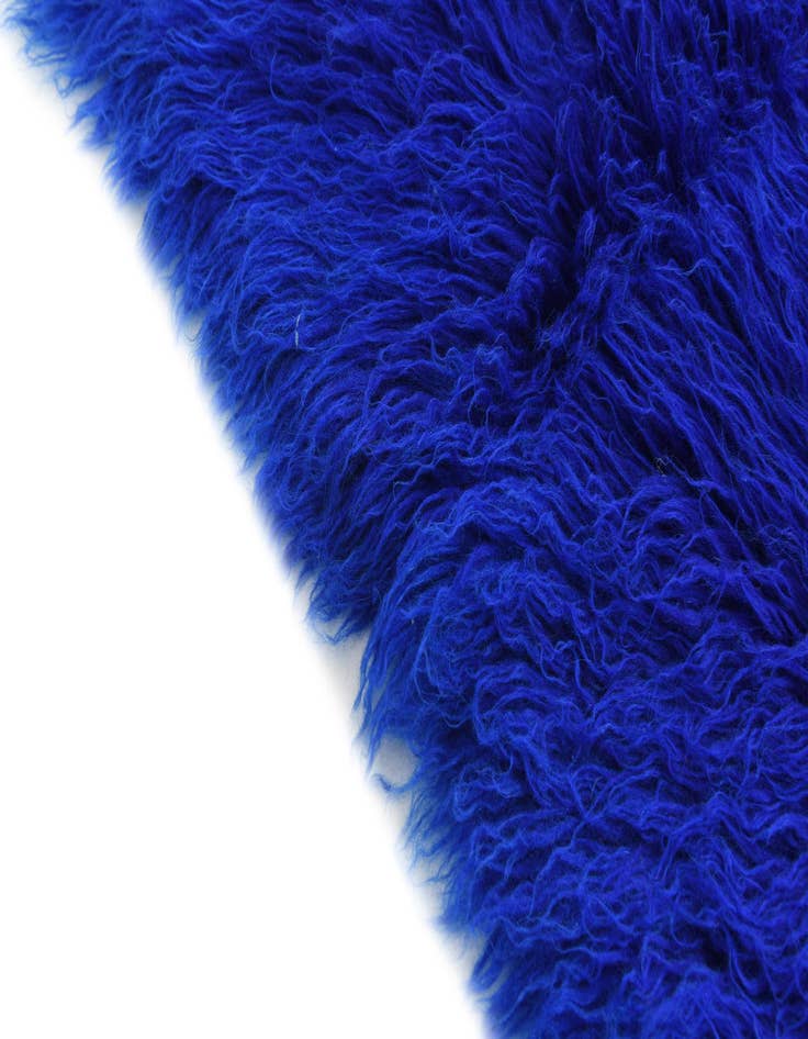 Detail image of  4' 8 x 6' 8  Hand Knotted Moroccan Wool Rug