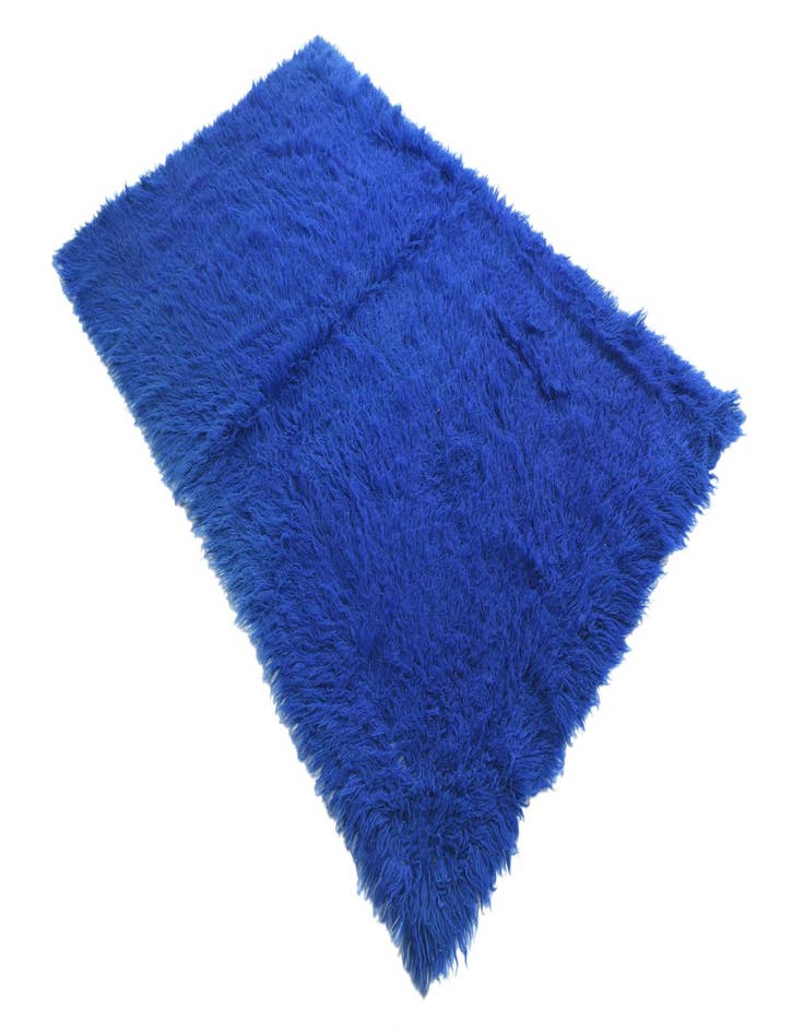 Detail image of  4' x 6'  Hand Knotted Moroccan Wool Rug