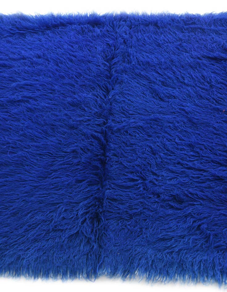 Detail image of  4' x 6'  Hand Knotted Moroccan Wool Rug