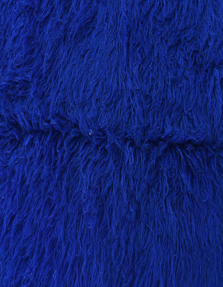 Detail image of  4' x 6'  Hand Knotted Moroccan Wool Rug