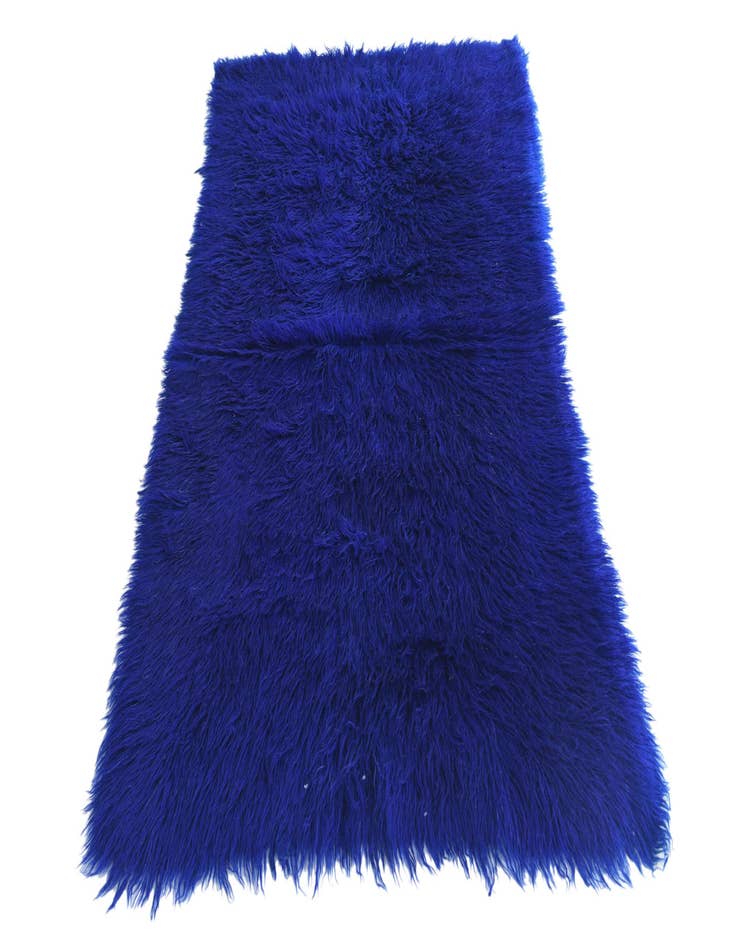 Detail image of  3' 7 x 5' 7  Hand Knotted Moroccan Wool Rug