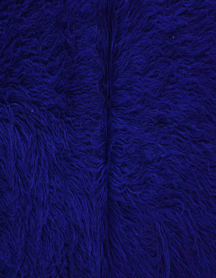 Detail image of  3' 7 x 5' 7  Hand Knotted Moroccan Wool Rug