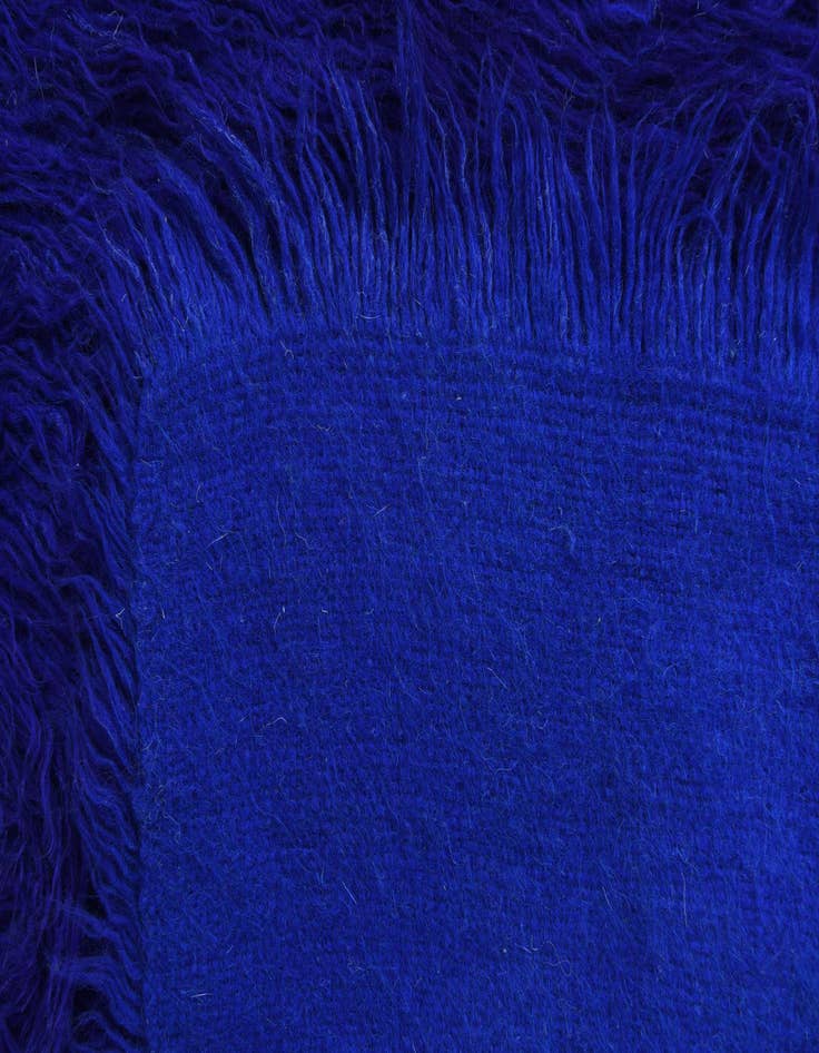 Detail image of  3' 7 x 5' 7  Hand Knotted Moroccan Wool Rug