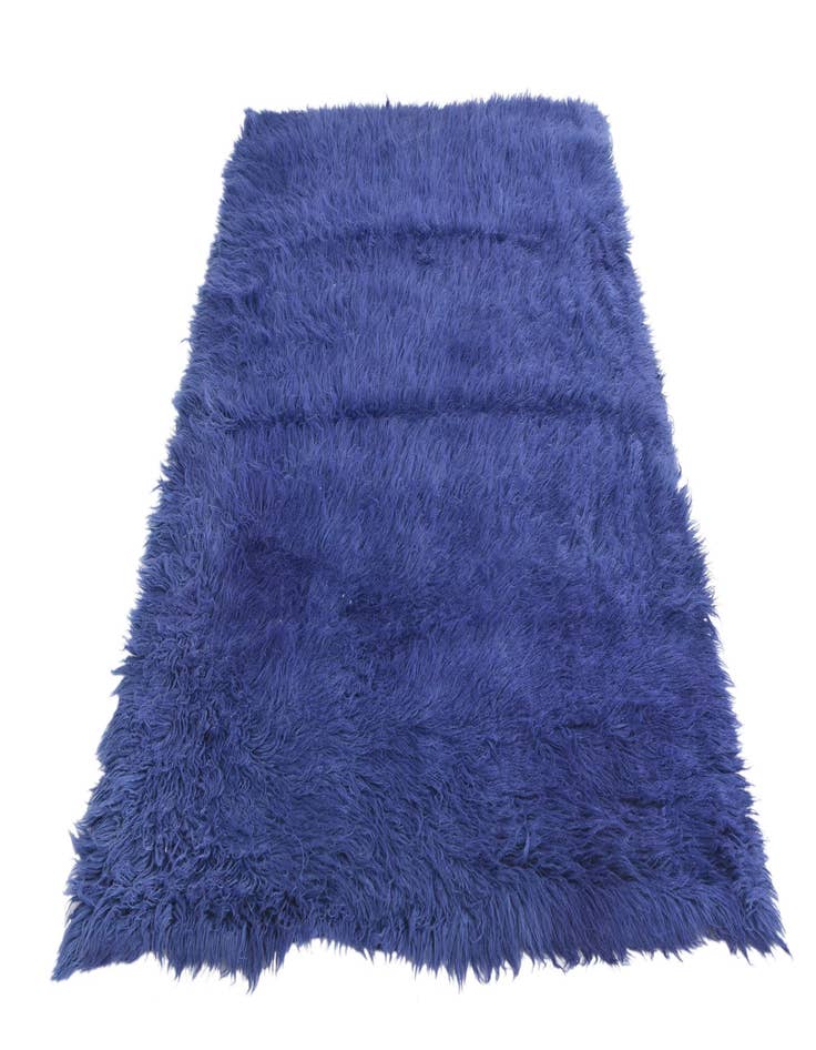 Detail image of  4' 8 x 6' 3  Hand Knotted Moroccan Wool Rug