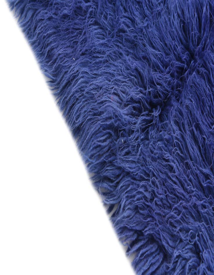 Detail image of  4' 8 x 6' 3  Hand Knotted Moroccan Wool Rug